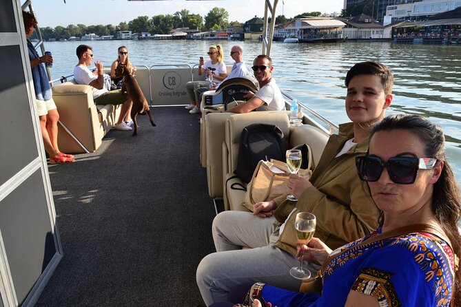 2 hours / Sightseeing Boat cruise Drinks Included - Passing under Belgrade’s major bridges