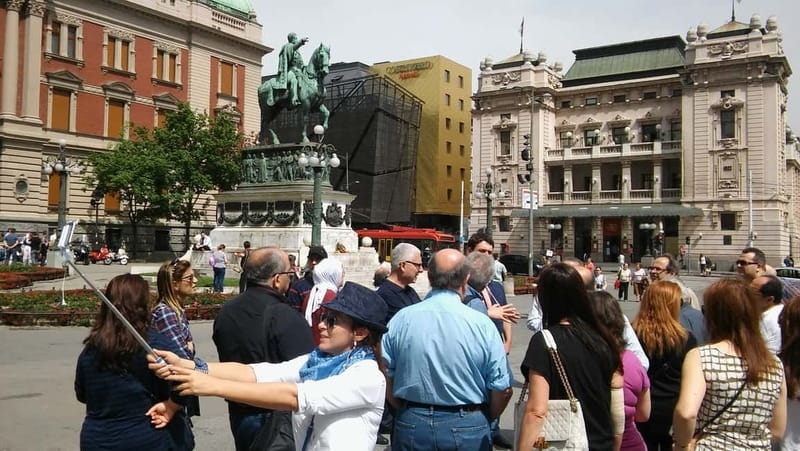 Belgrade essentials , panoramic &walking tour - Reading Belgrade from the minibus