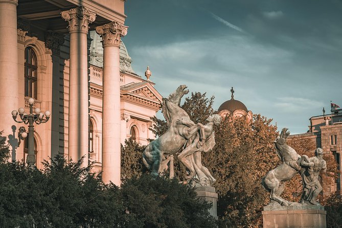 Belgrade Panoramic City Tour - New Belgrade, Brutalist buildings, and the Gazelle Bridge