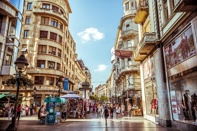 Belgrade Panoramic City Tour - Slavija Square and the scars of the 1999 bombing