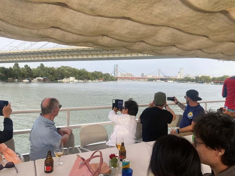 Belgrade: Sunset Cruise with Live Guide - Open-air comfort, drinks, and the boat itself