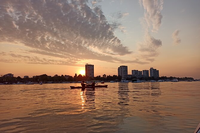 Belgrade sunset kayak tour - Zemunski kej: a gentle beginning along the Danube