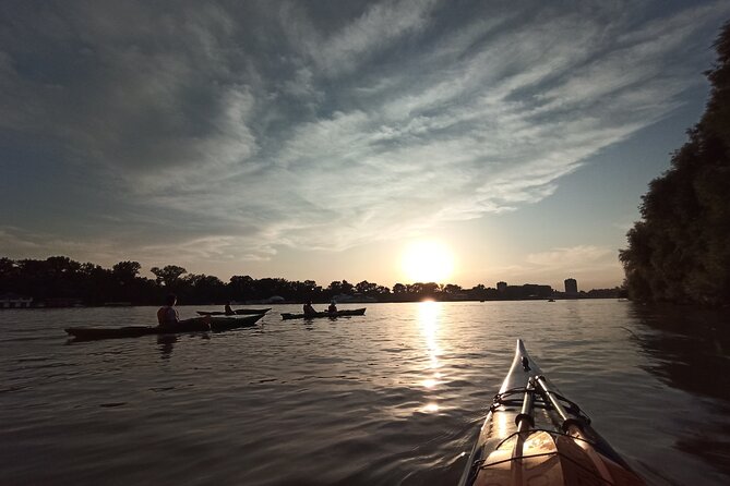Belgrade sunset kayak tour - Sunset views and the pace of the paddle