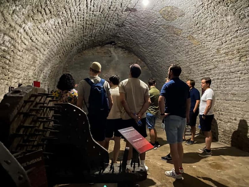 Belgrade: Underground Tour with Riverside Sparkling Wine - The walk to Beton Hala and the wine finish