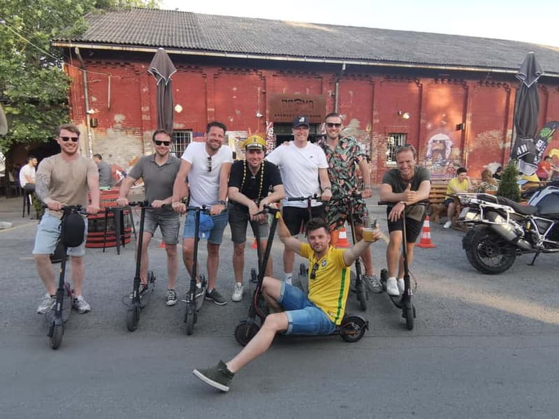 E Scooter Craft Beer and Breweries tour - The first ride: seeing Belgrade between tastings