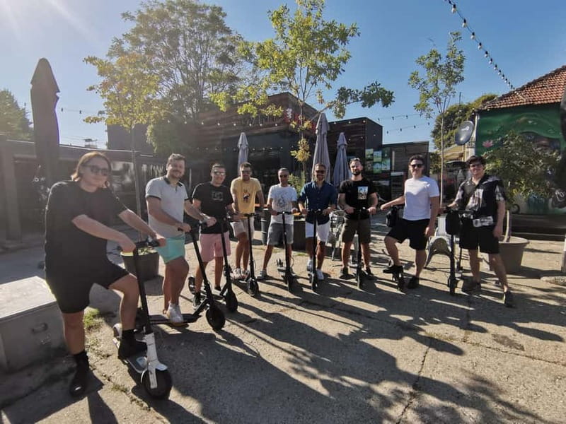 E Scooter Craft Beer and Breweries tour - The third brewery: finishing with a broader view