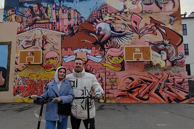 E-Scooter Street Art Tour - One hour among Dorćol’s murals