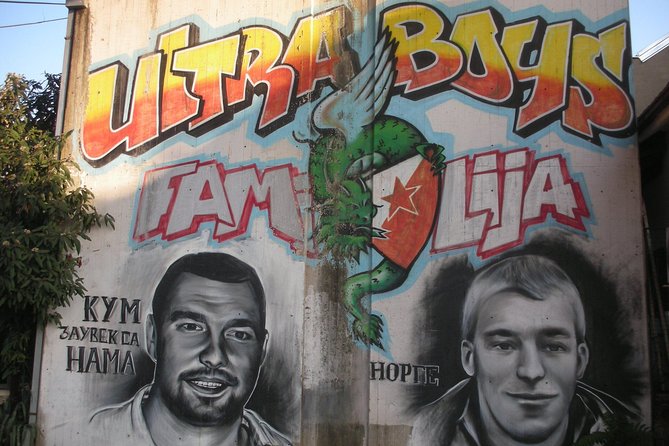 Football tour: Red Star and Partizan Ultras History - Dorcol, where Partizan fandom meets café life
