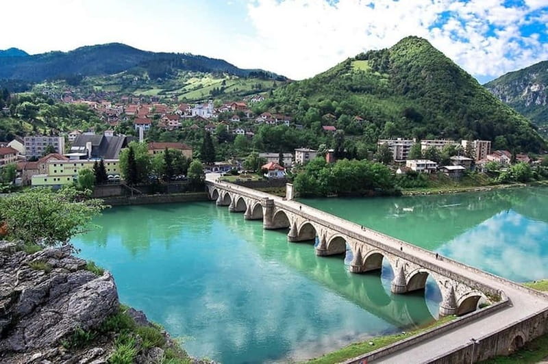 From Sarajevo: Višegrad, Andrićgrad, Šargan Train, Drvengrad - Andrićgrad, a town built from literature