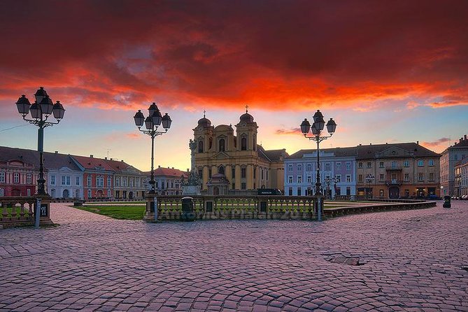 Private Day Trip to Timisoara from Belgrade - Liberty Square shows Timisoara’s layered past