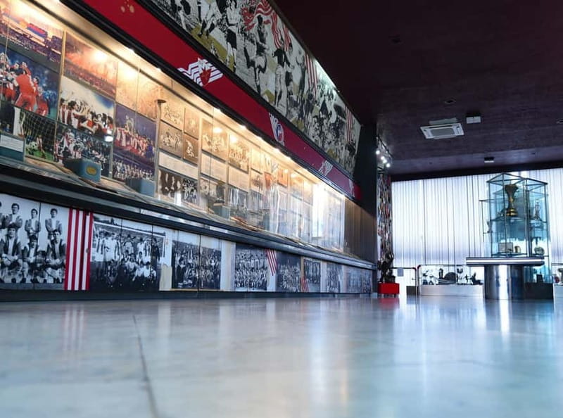 Red Star Football Club Stadium Tour Ticket - The Bora Kostić Box and a view of match-day football