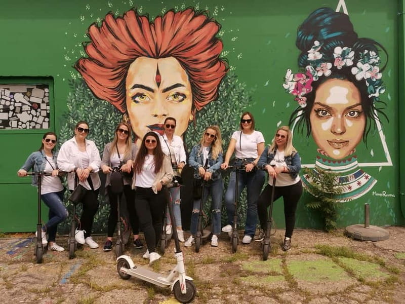 Street Art E Scooter tour - Starting at Maršala Birjuzova 23